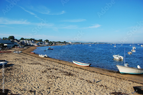 Sailing Boats in the harbor in Cape Cod National Seashore, Provincetown, Massachusetts, USA © Wangkun Jia