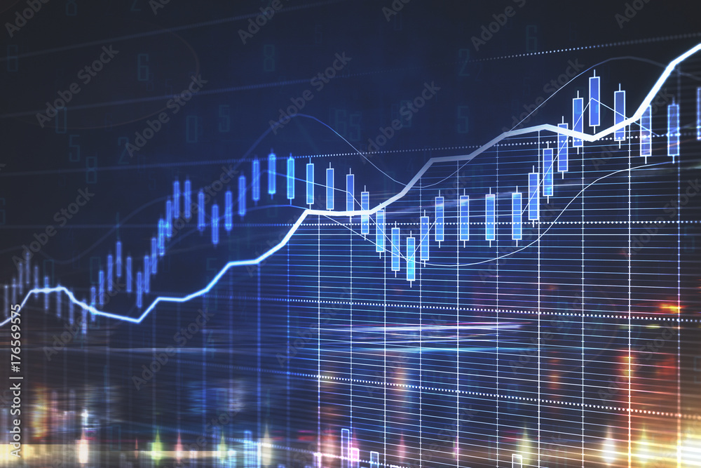 Naklejka premium Forex concept