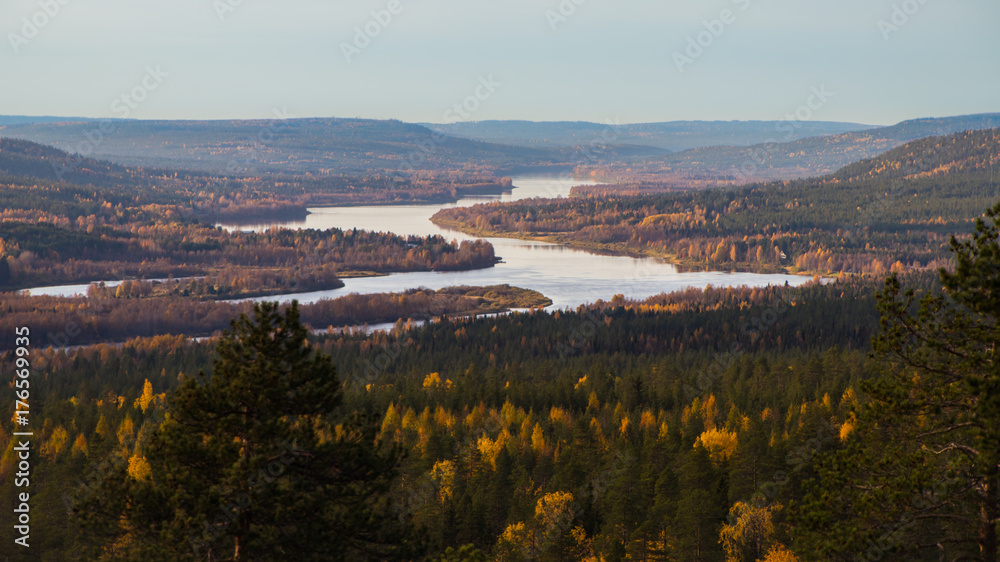 River Kemijoki landscape