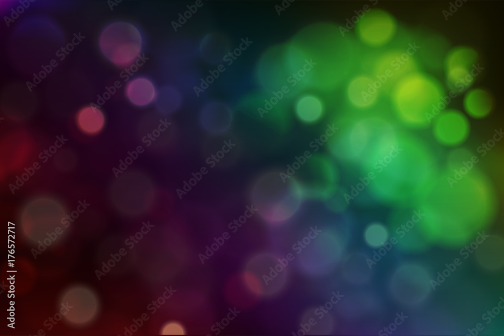 Abstract colored bokeh 