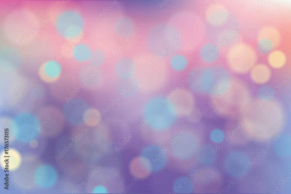 Fototapeta premium Abstract colored bokeh 