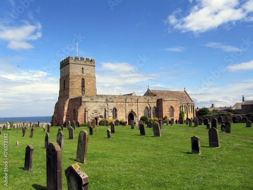 St. Aidan's Church, Bamburgh, Northumberland. photo