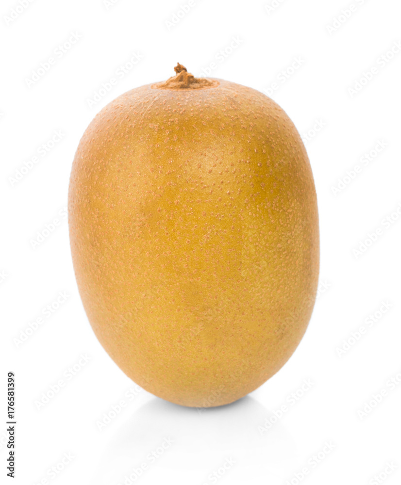 Fototapeta premium Yellow Flesh Kiwi Fruit Isolated