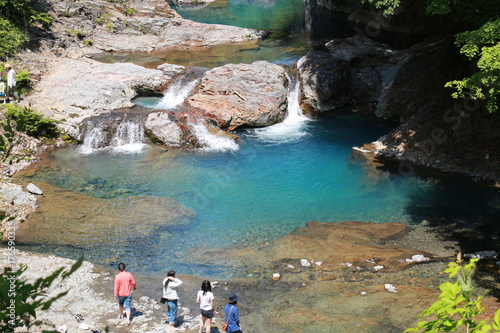 群馬県四万の甌穴