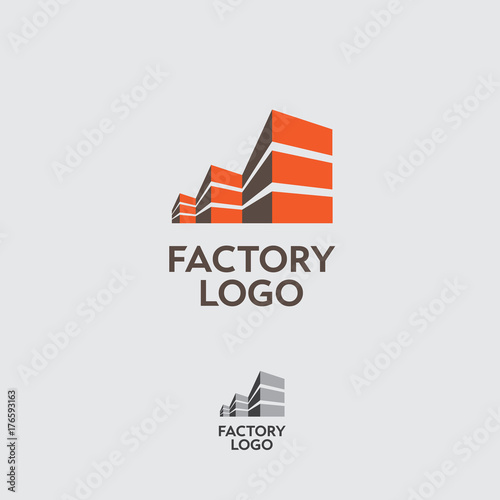 Factory or building logo.