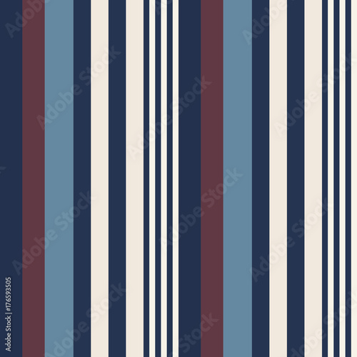 usa Color style seamless stripes pattern. Abstract vector background.