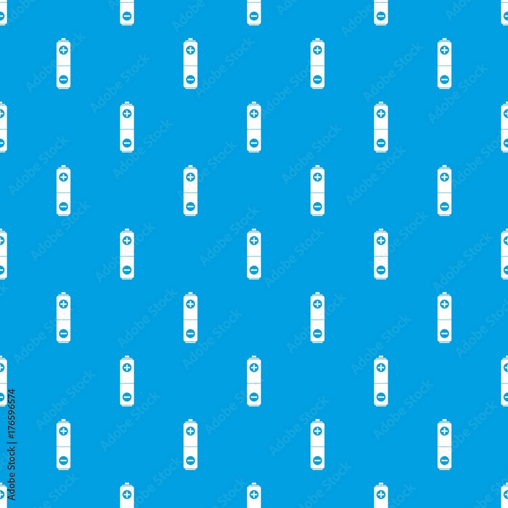 Battery pattern seamless blue Battery pattern seamless blue
