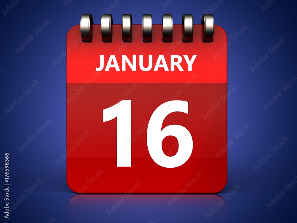 3d 16 january calendar 3d 16 january calendar