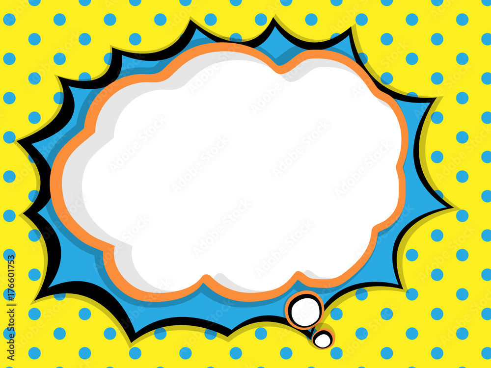 abstract blank speech bubble comic book, pop art style background abstract blank speech bubble comic book, pop art style background