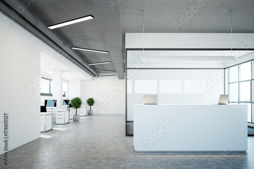 White reception near a conference room