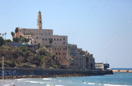 View of Jaffa from the embankment of Tel Aviv