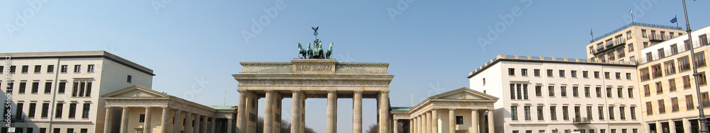 Landmark architecture of Berlin, Germany.
