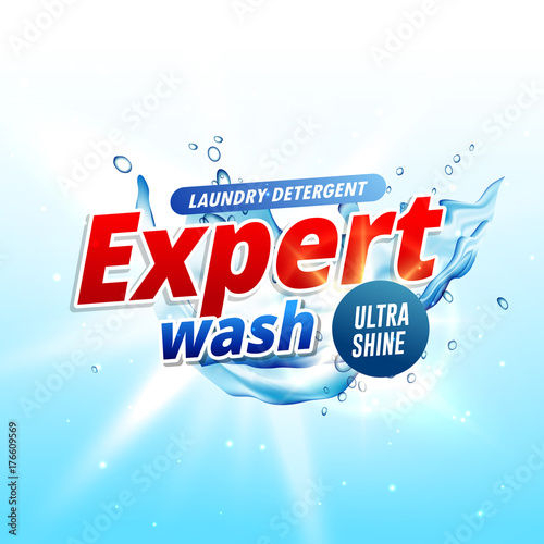 product design template for laundry detergent or soap