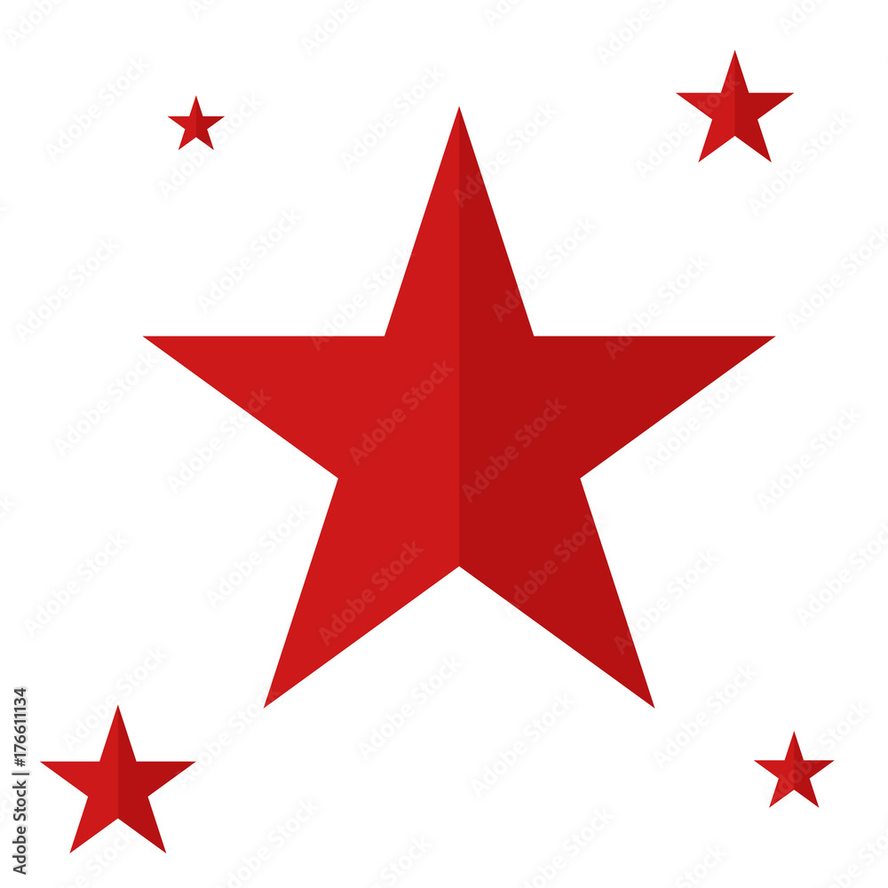 Star geometric figure vector illustration Star geometric figure vector illustration