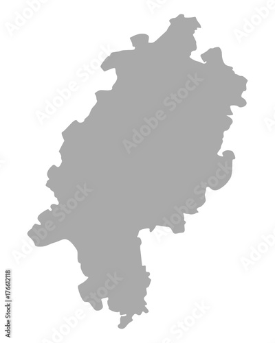 Karte von Hessen