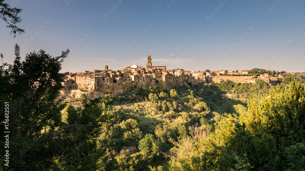 Pitigliano, a town built on a tuff rock, is one of the most beautiful villages in Italy.