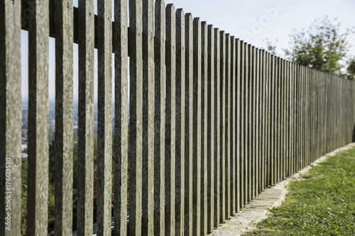 Old wooden fence