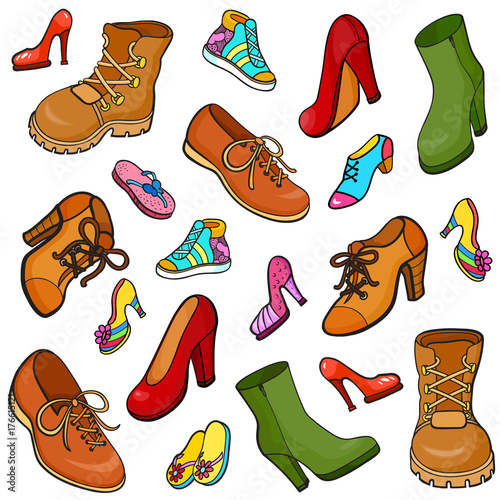 Pop art style fashion background