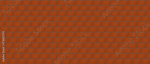 textured brick wall background symmetrical with clear lines of endless gray cement