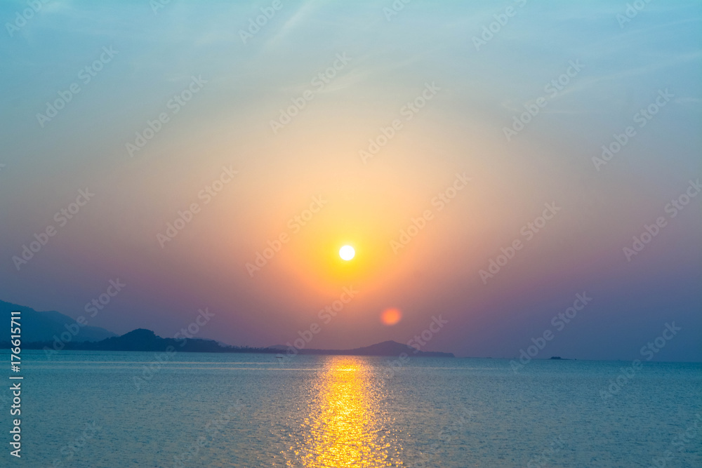 sunset background at the sea, Koh Samui ,Thailand sunset background at the sea, Koh Samui ,Thailand