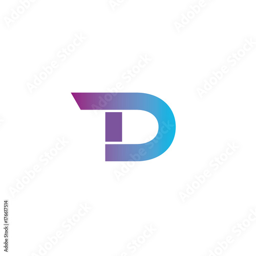 Free Download Letter T D logo icon design template elements - GFXLoad