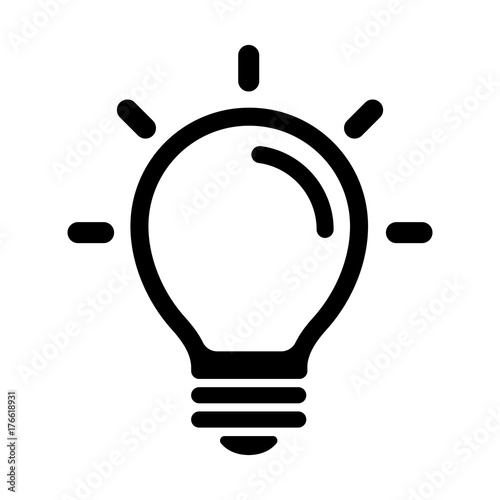 light bulb / idea /  inspiration icon