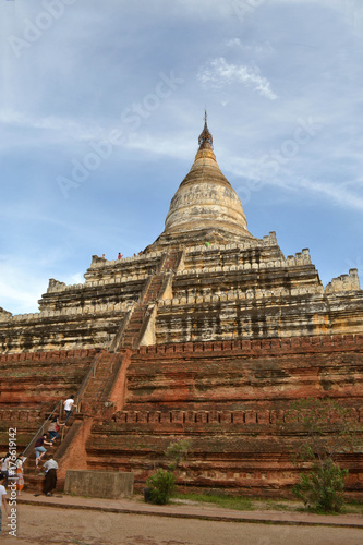 The temples that scattered around Bagan Archaeological Zone, Myanmar. It's a UNESCO world heritage photo