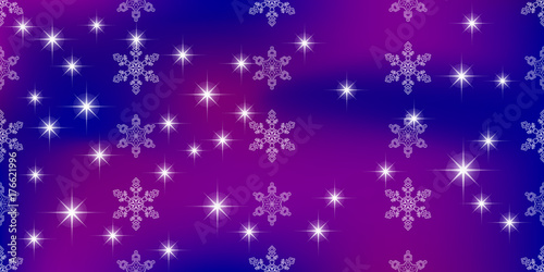 Vivid vector background with snowflakes