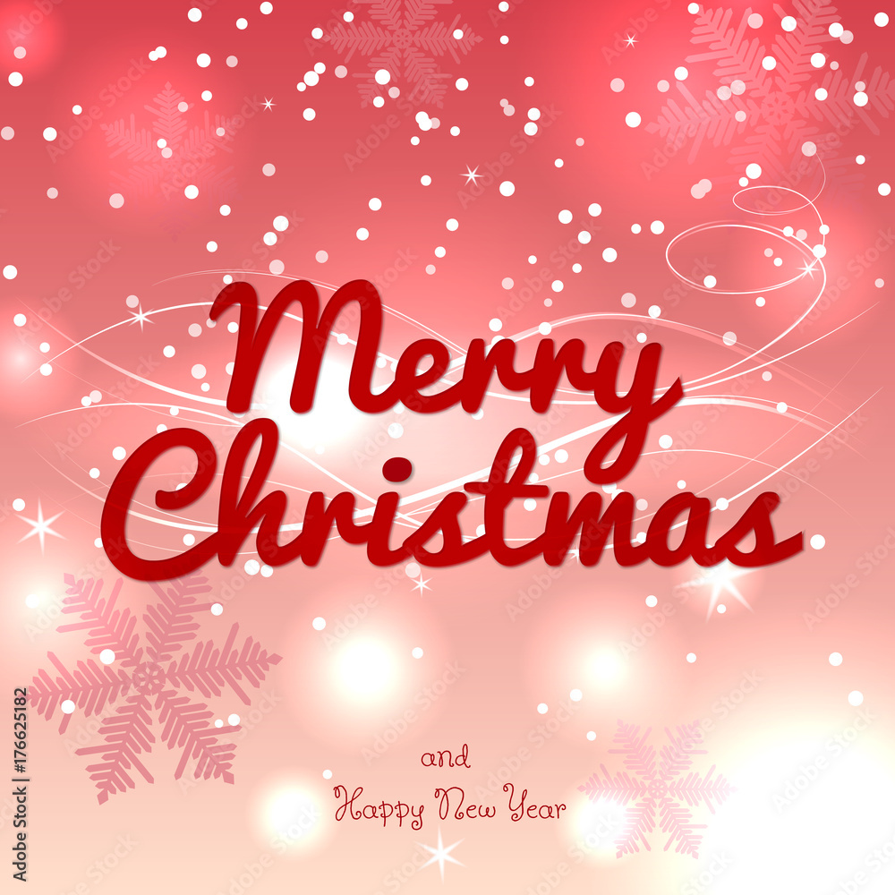 Greeting card Happy new year and Merry Christmas. Greeting card Happy new year and Merry Christmas.