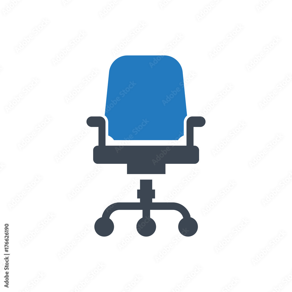 Desk Chair Icon Desk Chair Icon