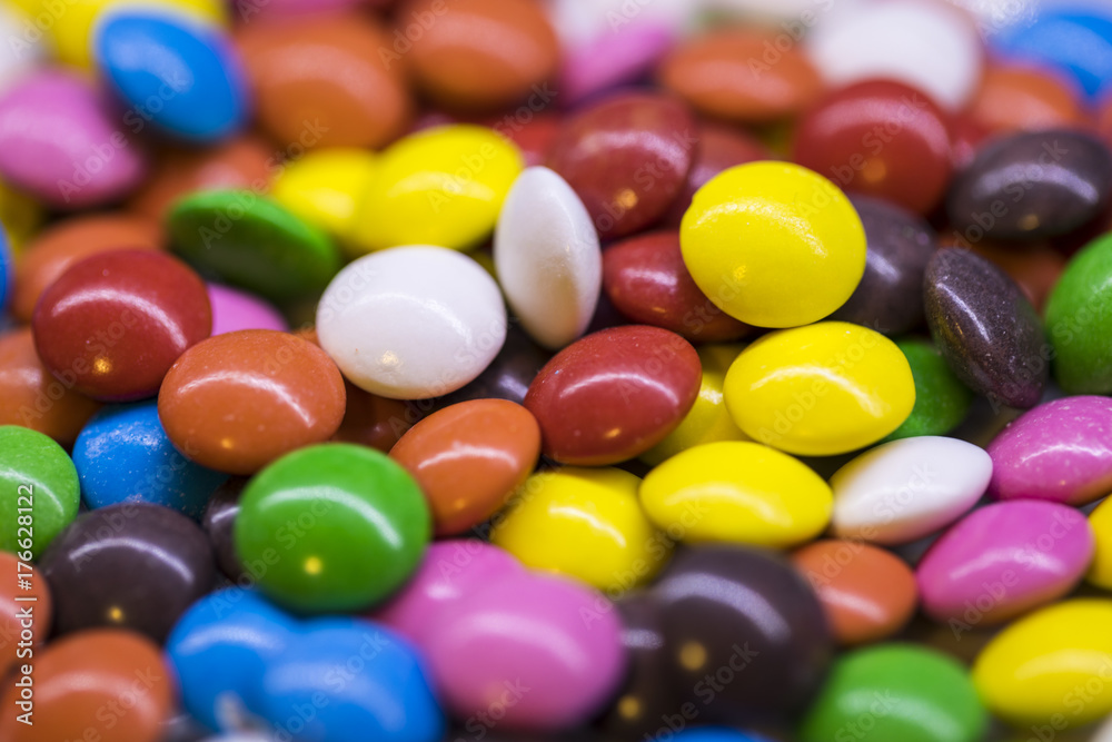 Background of colorful candy drops. Background of colorful candy drops.