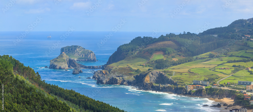 Naklejka premium San Juan de Gaztelugatxe 