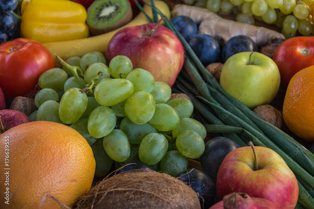 Assortment of fresh fruits Assortment of fresh fruits