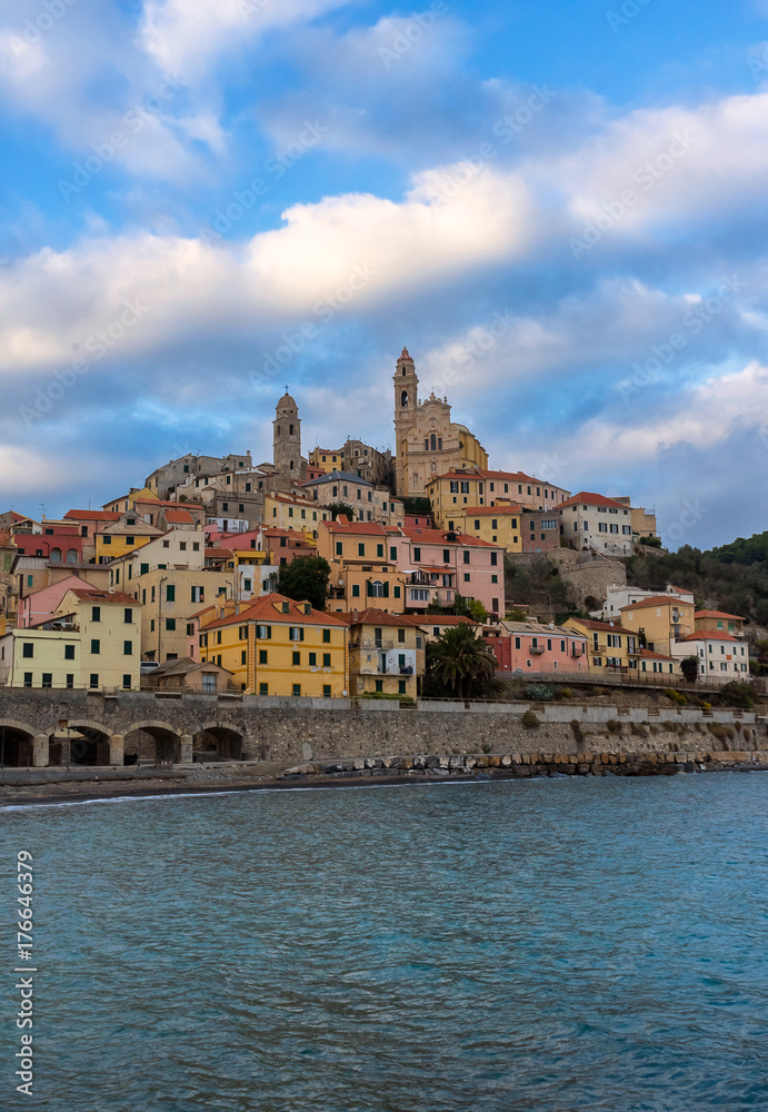 The Ligurian town, Cervo, Italy