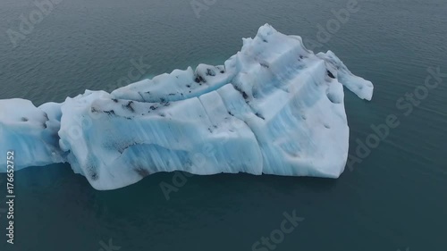 Iceberg in Lagoon of Joekulsarlon, Iceland photo