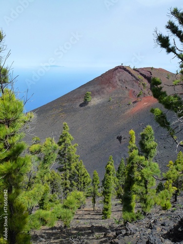 Colorful peak of the volcano San Martin on the island of La Palma, one of the Canary Islands 6