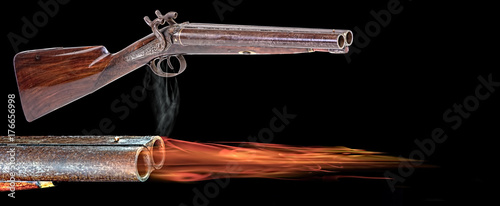 Antique Western Shotgun.