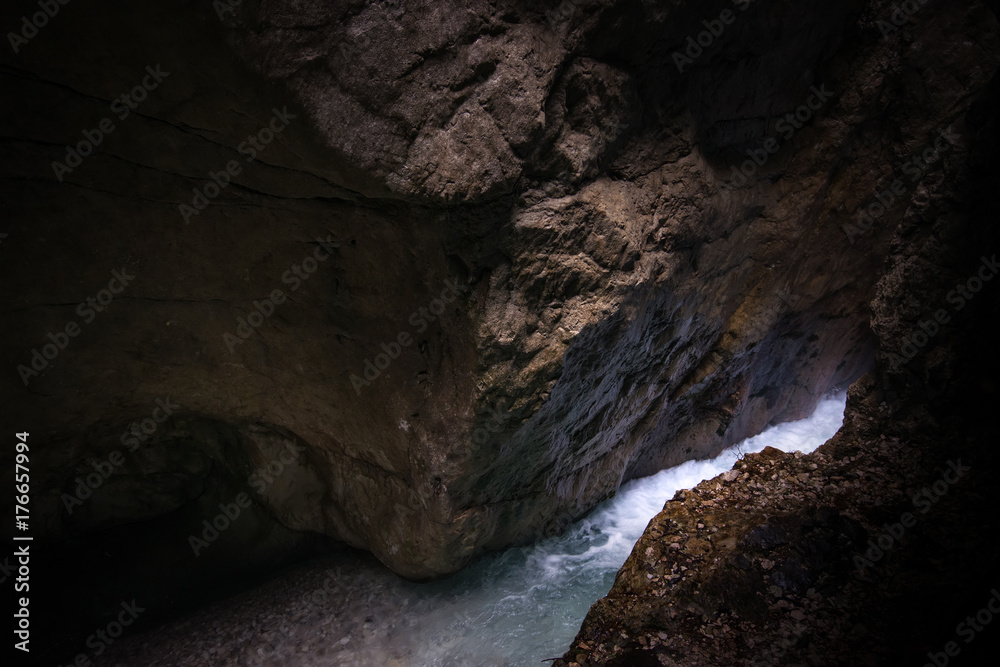 Partnach Gorge, Bavaria, Germany Partnach Gorge, Bavaria, Germany