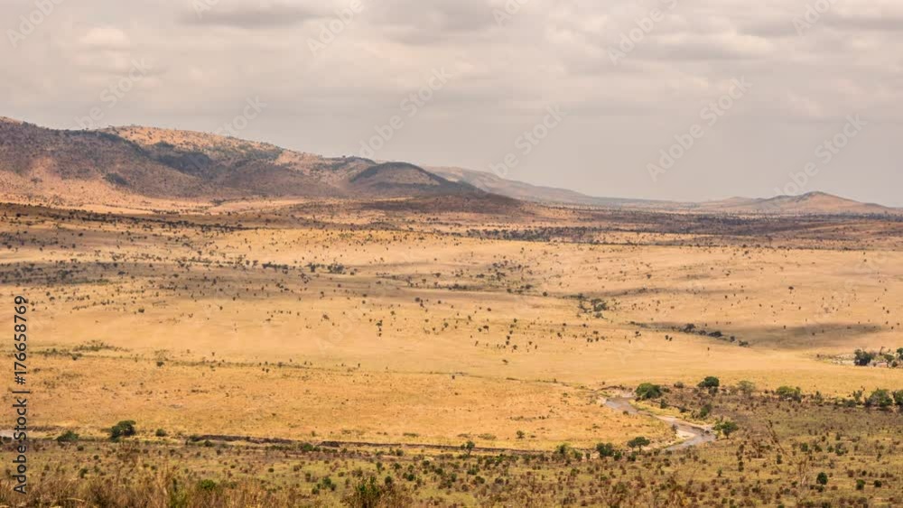 Timelapse of Maasai Mara plains