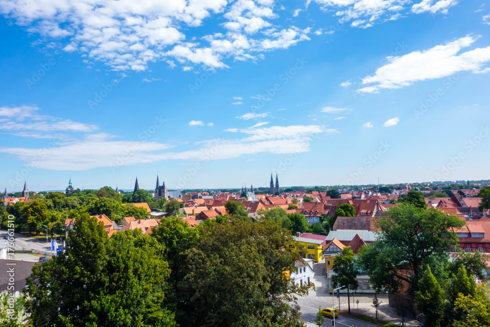Satdtpanorama Stadtlandschaft panorama Quedlinburg
