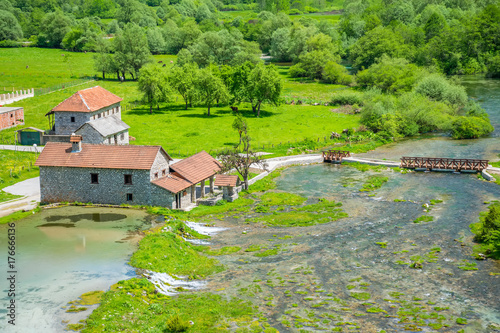 Famous springs Ali-Pasha are located near the Prokletije mountains. photo