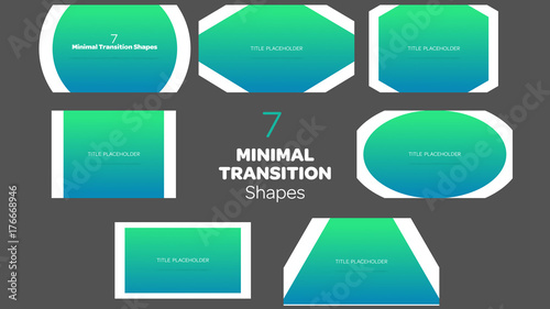 Minimal Titles with Shapes Transition