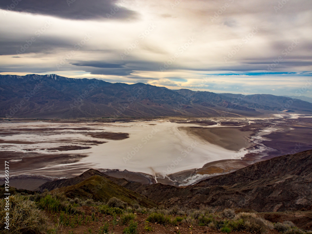 Badwater Basin Overlook in Death Valley