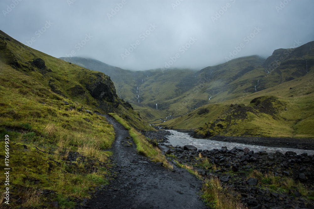 travel concept, background with beautiful road