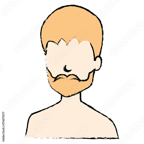 young man shirtless avatar character