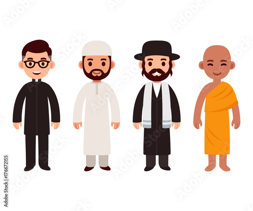 Different religion priests