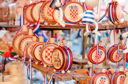 Croatian Souvenirs ( Wooden canteens)
 photo