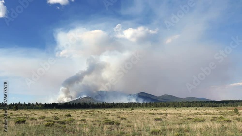 4K McCrea Fire in Northern Arizona photo