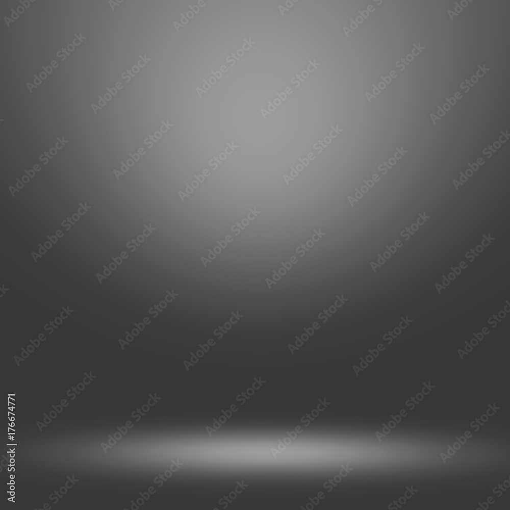 Abstract gradient grey room - display your products