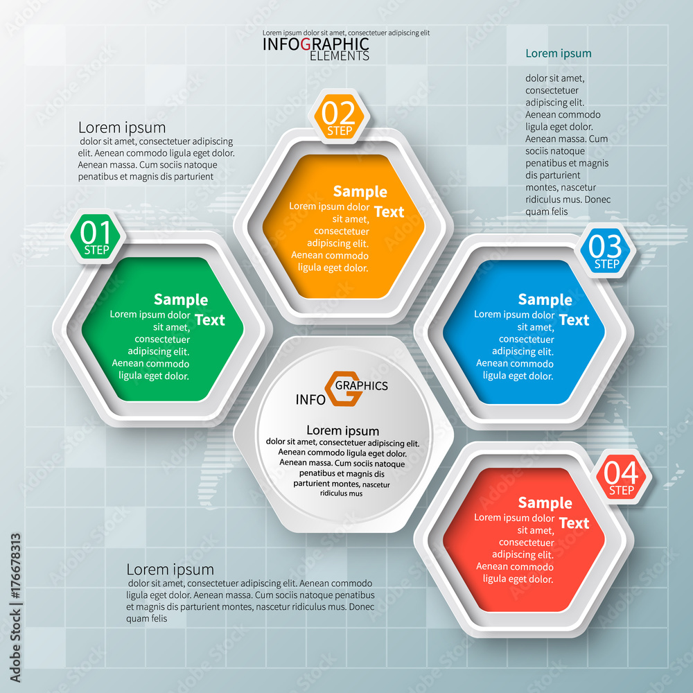 Abstract 3D Paper Infographics Abstract 3D Paper Infographics